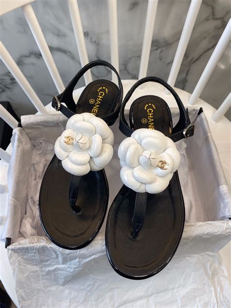 chanel birkenstocks|Chanel camellia sandals.